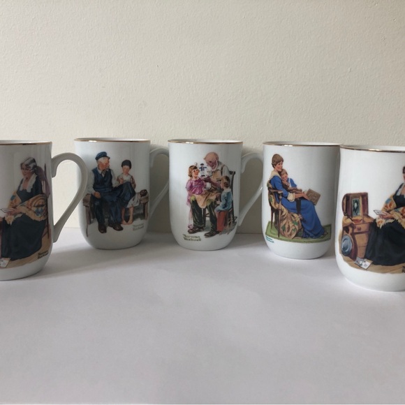 1982 The Norman Rockwell Museum Set of 5 - Picture 8 of 10